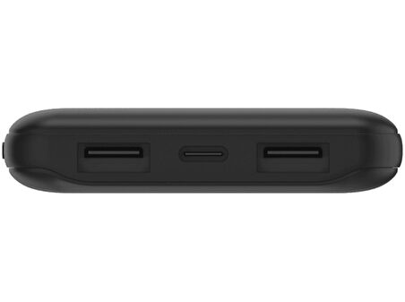 BELKIN 10K Powerbank + Usb-C 15W Çift Usb-A 15Cm Usb-A - C Kablo Taşınabilir Şarj Cihazı Siyah
