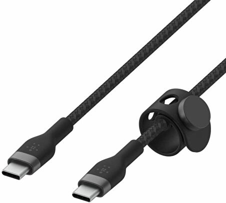 Belkin BoostCharge Pro Flex Usb-C to Usb-C Kablo 1 Metre Siyah