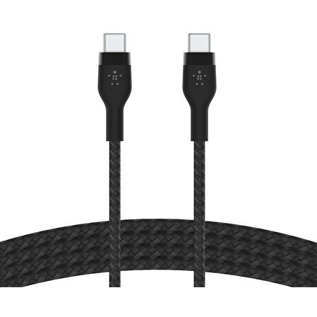Belkin BoostCharge Pro Flex Usb-C to Usb-C Kablo 1 Metre Siyah