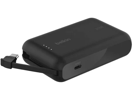BELKIN BC BPB021 10.000 mAh Entegre Kablolu Taşınabilir Şarj Cihazı Siyah