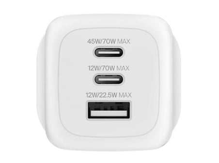 BELKIN WCH018 3 Port 70W + Kit Şarj Cihazı