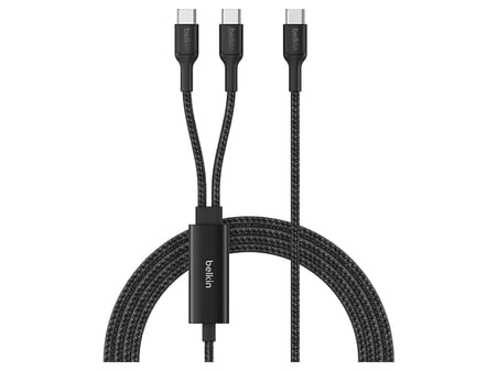 BELKIN BC C-Dual C Şarj Kablosu 140W Siyah