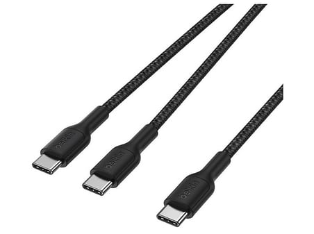 BELKIN BC C-Dual C Şarj Kablosu 140W Siyah