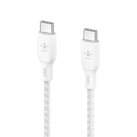 Belkin BoostCharge USB-C to USB-C Örgülü 100W Kablo 2M-Byz