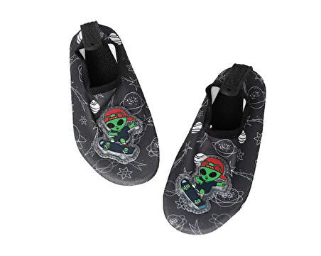 Peluche Alien Çocuk Deniz & Havuz Ayakkabısı ALIEN Siyah