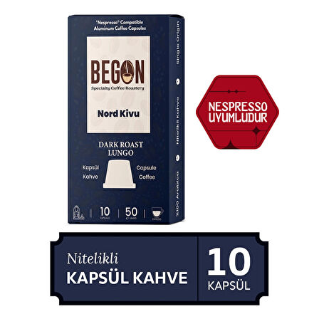  Nord Kivu Dark Roast (Lungo) Kapsül Kahve