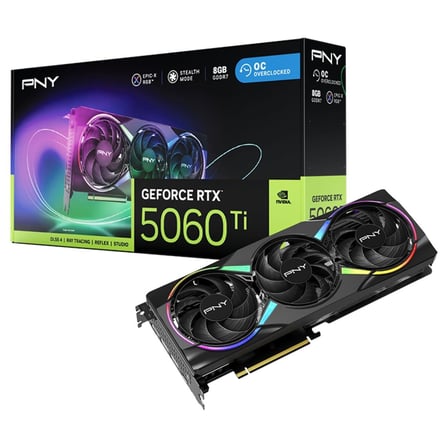 PNY GeForce RTX5060Ti 8GB EPIC-X RGB GDDR7 128bit (VCG5060T8TFXXPB1-O) Gaming (Oyuncu) Ekran Kartı