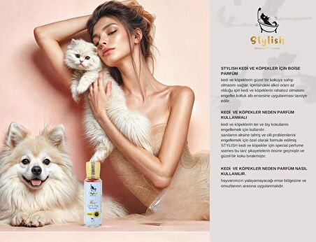  KEDİ VE KÖPEKLER İÇİN EXCULUSİVE PARFÜM SERİSİ ''BOİSE'' 30ML