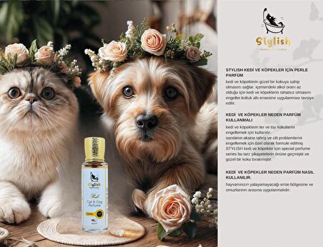 KEDİ VE KÖPEKLER İÇİN EXCULUSİVE PARFÜM SERİSİ ''perle'' 30ml