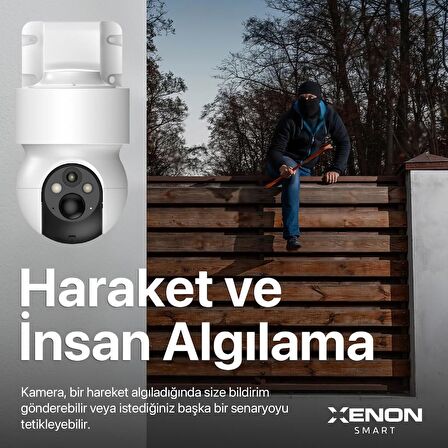 Akıllı Dış Ortam Kamerası Güneş Enerjili 4G Sim Kartı Destekli Smart Outdoor Camera