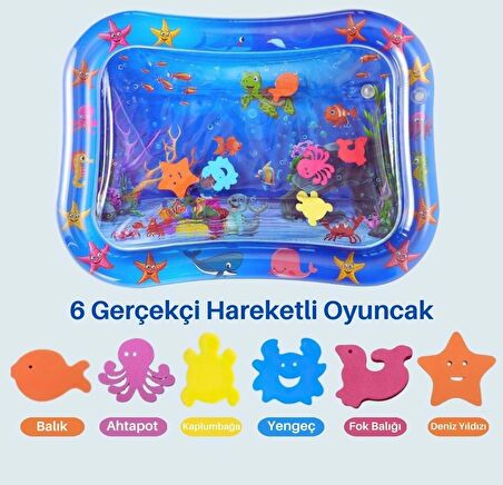 Bebek Su Oyun Matı , Tummy Time Aktivite Matı