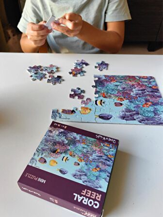 Okyanus Mercan Resifi Mini Puzzle 40 Parça 4+ Yaş