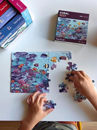 Okyanus Mercan Resifi Mini Puzzle 40 Parça 4+ Yaş