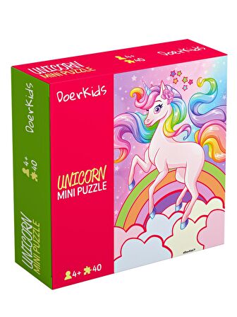 Unicorn Mini Puzzle 40 Parça 4+ Yaş