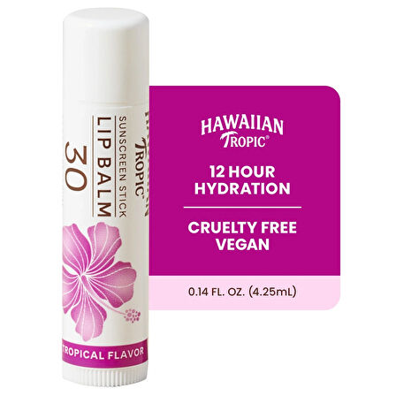 Hawaiian Tropic Spf 30 Lip Balm 4.25 Gr