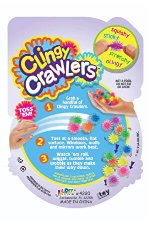 Clingy Crawlers Yapışkan Tırmanıcı Sürüngenler ile Duvarlar ve Camlar Artık Daha Eğlenceli!
