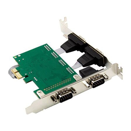 PCI E to 4 port RS232 DB9 seri com port çoklayıcı kart