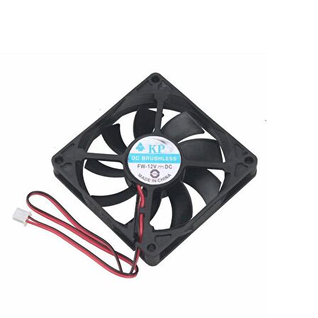 12v 6cm 2 pinli soğutucu fan 6x6x1,5 cm fan