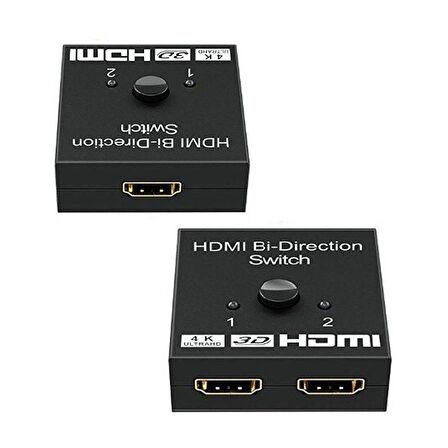 HDMI 2.0 çift yönlü anahtar 1x2 veya 2x1 AB switcher