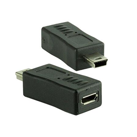 mikro usb dişi to mini usb 5P erkek çevirici  aparat