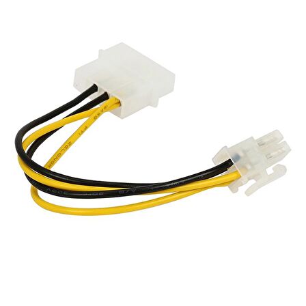 4 pin ATX 12V to 4 pin molex 12 power güç kablosu 30 cm