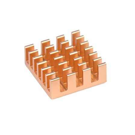 Pasif Chipset soğutucu 1.4*1.4.*6 mm alüminyum soğutucu gold