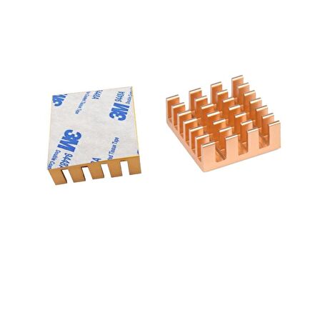 Pasif Chipset soğutucu 1.4*1.4.*6 mm alüminyum soğutucu gold