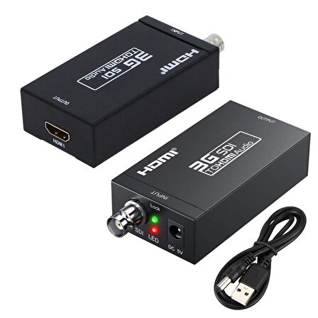 Bnc sdı to hdmı audio çevirici converter 3G SDI to HDMI çevirici 