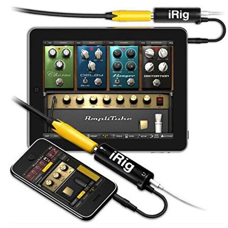 irig IK multimedia amplitube irig iPhone, iPad, iPod , Mac uyumlu