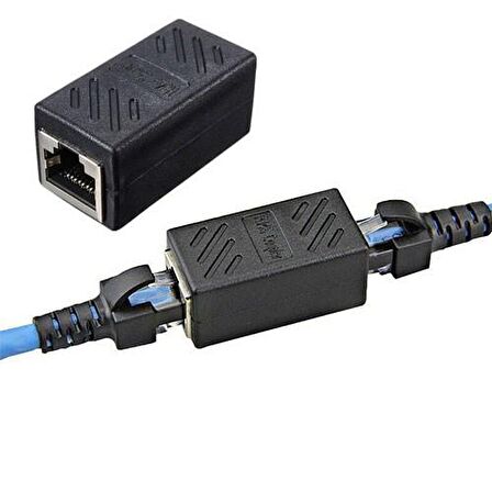 RJ 45 dişi dişi Cat5e/cat6 ethernet lan ağı birleştirici ara apa