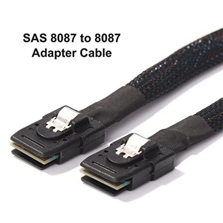 36 Pin Mini SAS SFF 8087 RAID sunucu sabit diski veri kablosu 50 cm