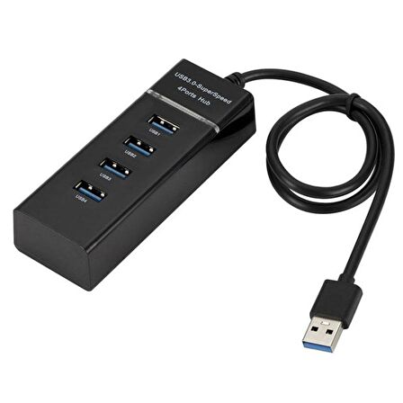 usb 3.0 4 port usb hub usb 3.0 çoğaltıcı siyah