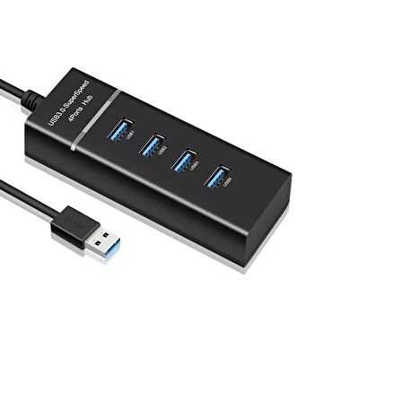 usb 3.0 4 port usb hub usb 3.0 çoğaltıcı siyah