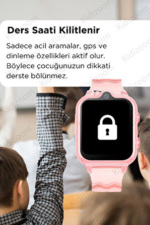 Akıllı Çocuk Saati Çift Kameralı Sim Kartlı Gps Konum 4G Görüntülü Konuşma Özellikli Çocuk Saati