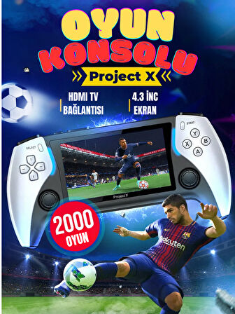 Ekranlı Atari Oyun Konsolu – 2000 Retro Oyun, TV Bağlantılı, Film İzleme ve Kitap Okuma Özellikli