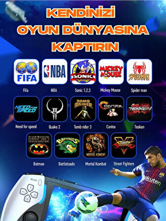 Ekranlı Atari Oyun Konsolu – 2000 Retro Oyun, TV Bağlantılı, Film İzleme ve Kitap Okuma Özellikli
