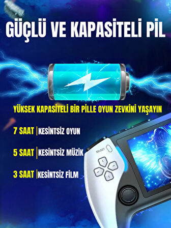 Ekranlı Atari Oyun Konsolu – 2000 Retro Oyun, TV Bağlantılı, Film İzleme ve Kitap Okuma Özellikli