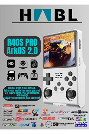 Retro Arcade R40s Pro Arkos 2.0 30.000 Oyunlu El Konsolu 256 Gb