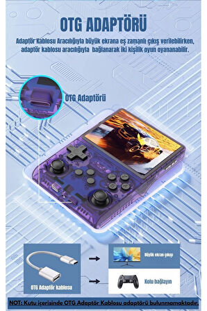 Retro Arcade R40s Pro Arkos 2.0 30.000 Oyunlu El Konsolu 256 Gb