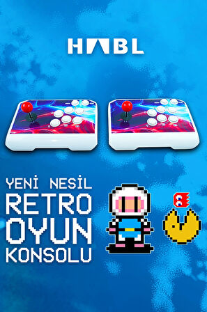 HABL 2025 Retro Arcade Kablosuz Oyun Konsolu 42.000 Oyunlu Süper BoxOyun 