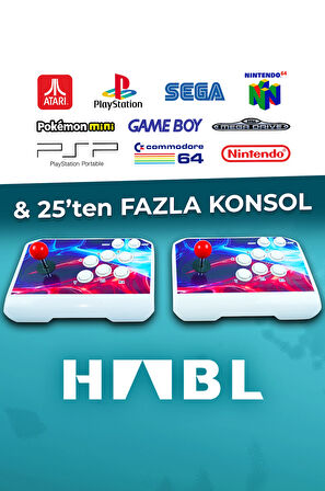 HABL 2025 Retro Arcade Kablosuz Oyun Konsolu 42.000 Oyunlu Süper BoxOyun 