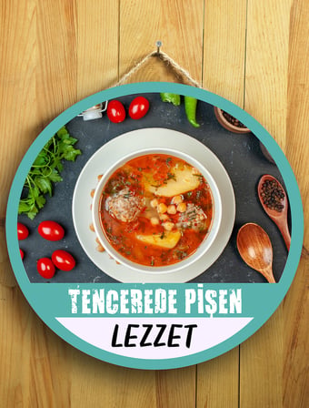 Cafeler Restoranlar Sulu Yemekçiler Ev Yemekleri İçin Sulu Yemek Duvar Kapı Tablo Ahşap Askılı Pano Tabela