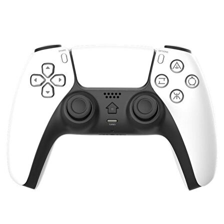 Cosmostech PLAYX PS4 ,PC , Android Tv , Tv Box Mobil Uyumlu Kablosuz Controller Gamepad Oyun Kolu Beyaz-Siyah