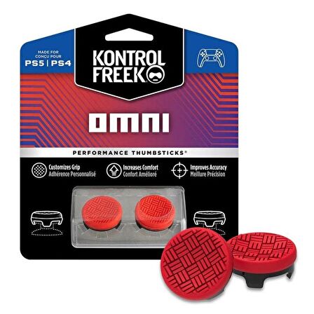 Cosmostech OMNI Kontrolfreek PS5/PS4 Uyumlu Analog Başlık Thumbsticks - Performans Yükseltici ve Koruyucu