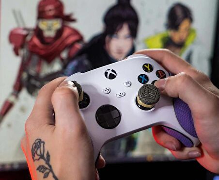 Cosmostech Kontrolfreek APEX LEGENDS XBOX Series X I S ve ONE Uyumlu Analog Başlık Thumbsticks - Performans Yükseltici ve Koruyucu