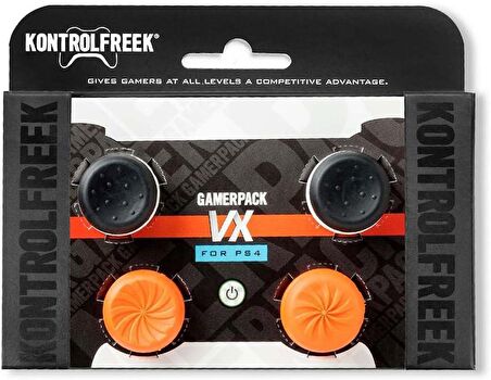 Cosmostech Kontrolfreek Gamerpack VORTEX VX PS5/PS4 Uyumlu 2'li Analog Başlık Thumbsticks - Performans Yükseltici ve Koruyucu