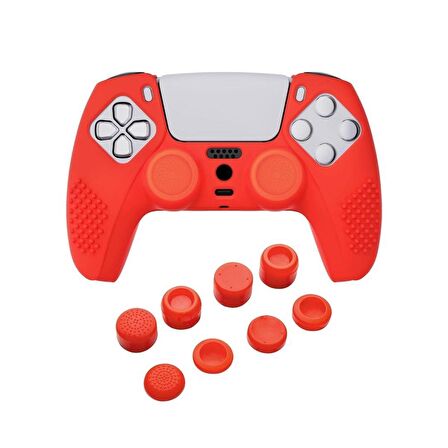 Cosmostech PS5 Controller Joystick Oyun Kolu Gamepad Uyumlu Silikon + 8'li Analog Koruyucu T