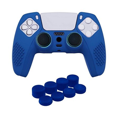 Cosmostech PS5 Controller Joystick Oyun Kolu Gamepad Uyumlu Silikon + 8'li Analog Koruyucu M