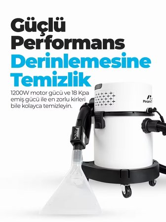 RLZ 208 4’ü 1 Arada Buharlı Temizlik Robotu | 2400W | 20L
