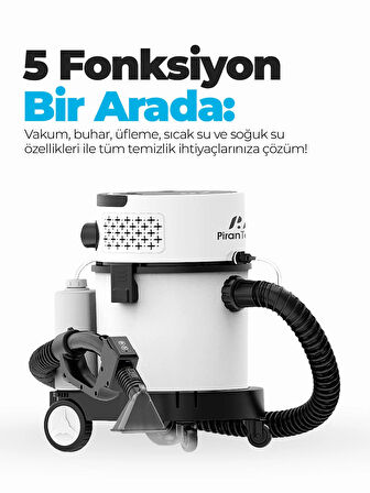 RLZ 208 4’ü 1 Arada Buharlı Temizlik Robotu | 2400W | 20L